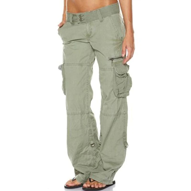 Women's Multi-Pocket Cargo Pants