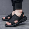 Men’s Open Toe Sandals with Stretchy Ankle Strap