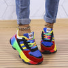 Women’s Colorful Sneakers with Chunky Platform Sole