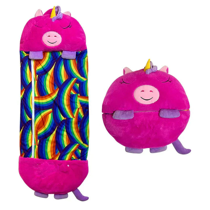 SleepyBuddy 2-in-1 Sleeping Bag and Plush Toy – Perfect for Kids' Naps and Sleepovers
