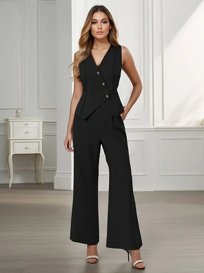 Women’s Set with Sleeveless Top and Pants