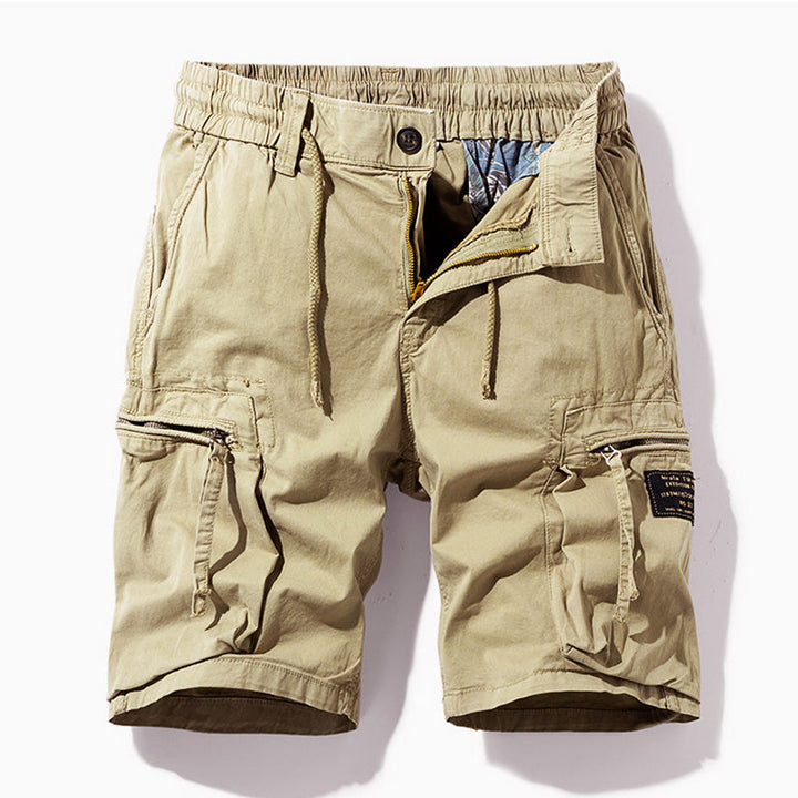 Men’s Summer Cargo Shorts with Drawstring Waist