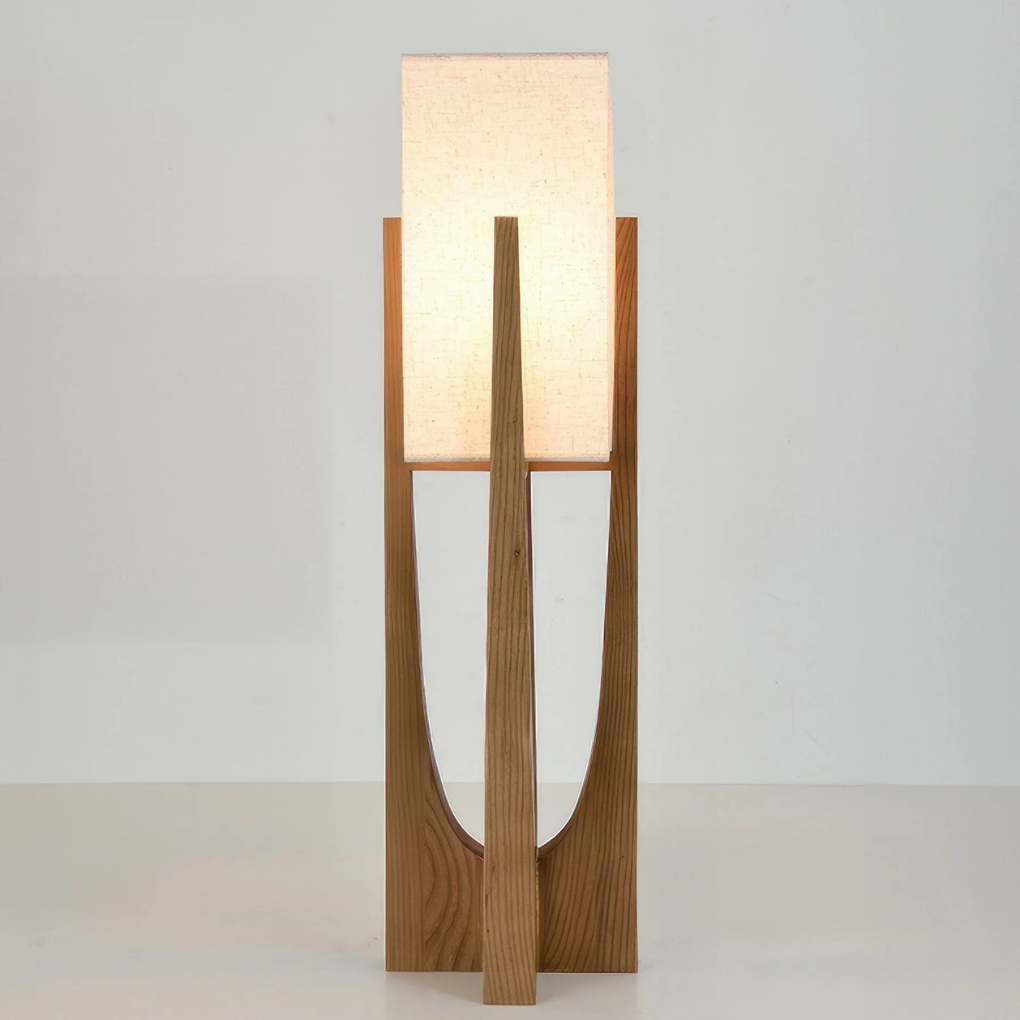 Walnut Floor Lamp