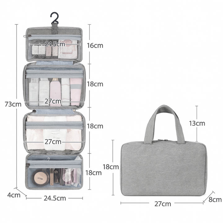 Sam | Multi-Compartment Toiletries Organiser