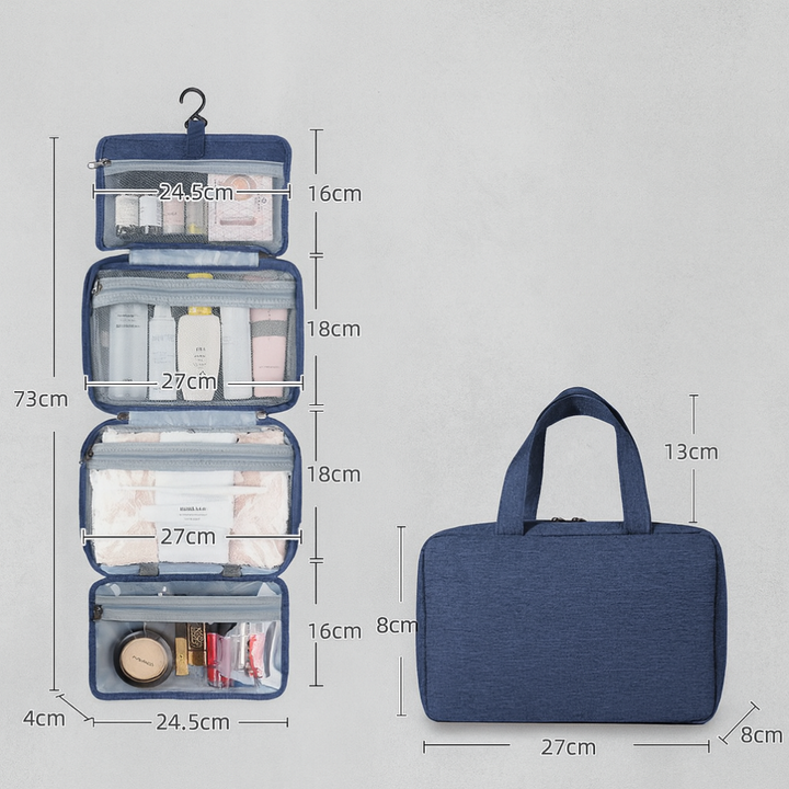 Sam | Multi-Compartment Toiletries Organiser
