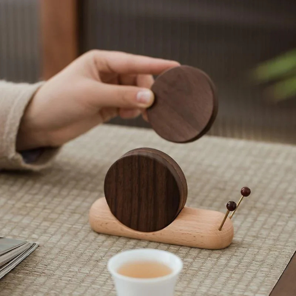 Scandinavian Walnut Coasters