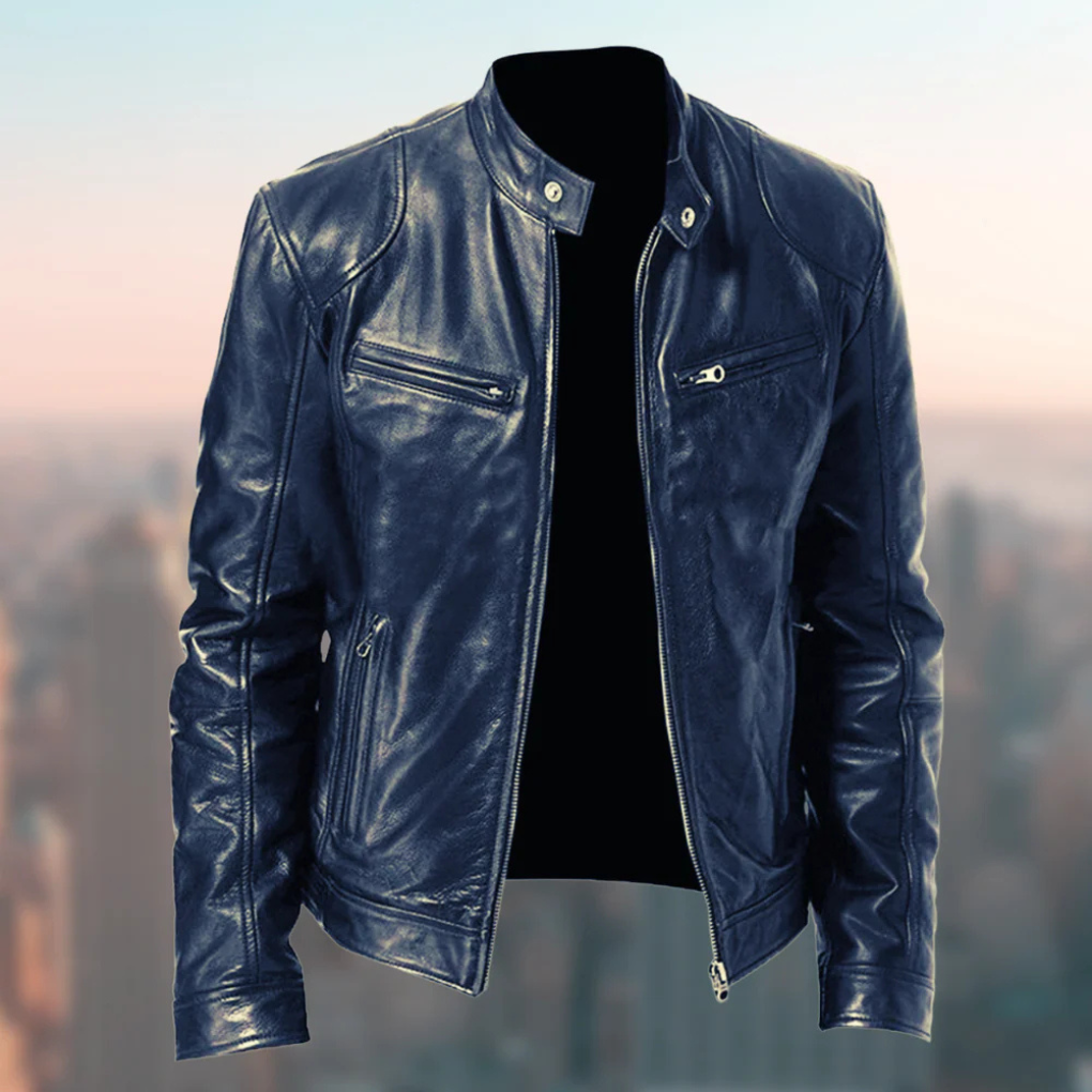 Men’s Leather Jacket – Elegant Design with Everyday Appeal