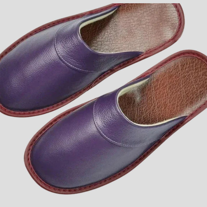 Men’s Leather Slippers