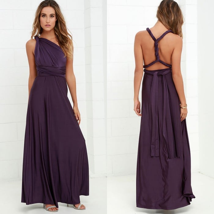 Women’s Maxi Dress with Convertible Straps