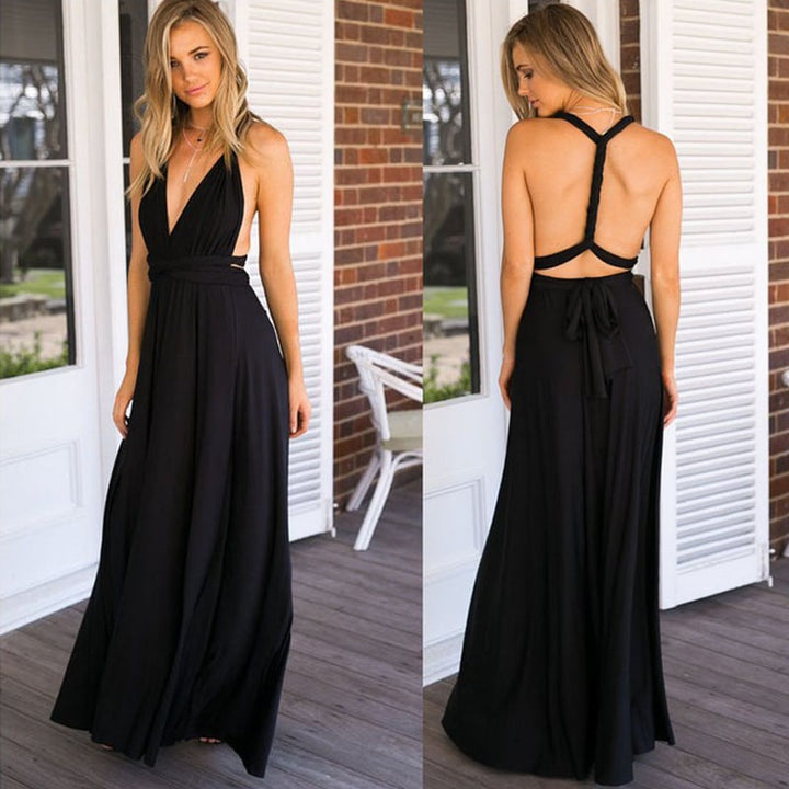 Women’s Maxi Dress with Convertible Straps