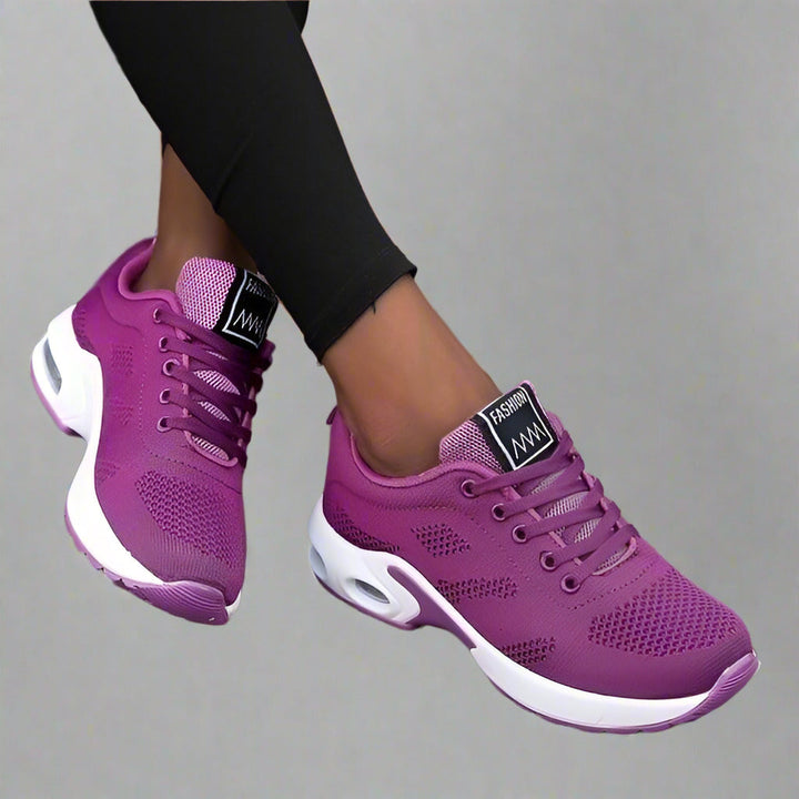 Women’s Lace-Up Summer Sneakers with Textured Upper