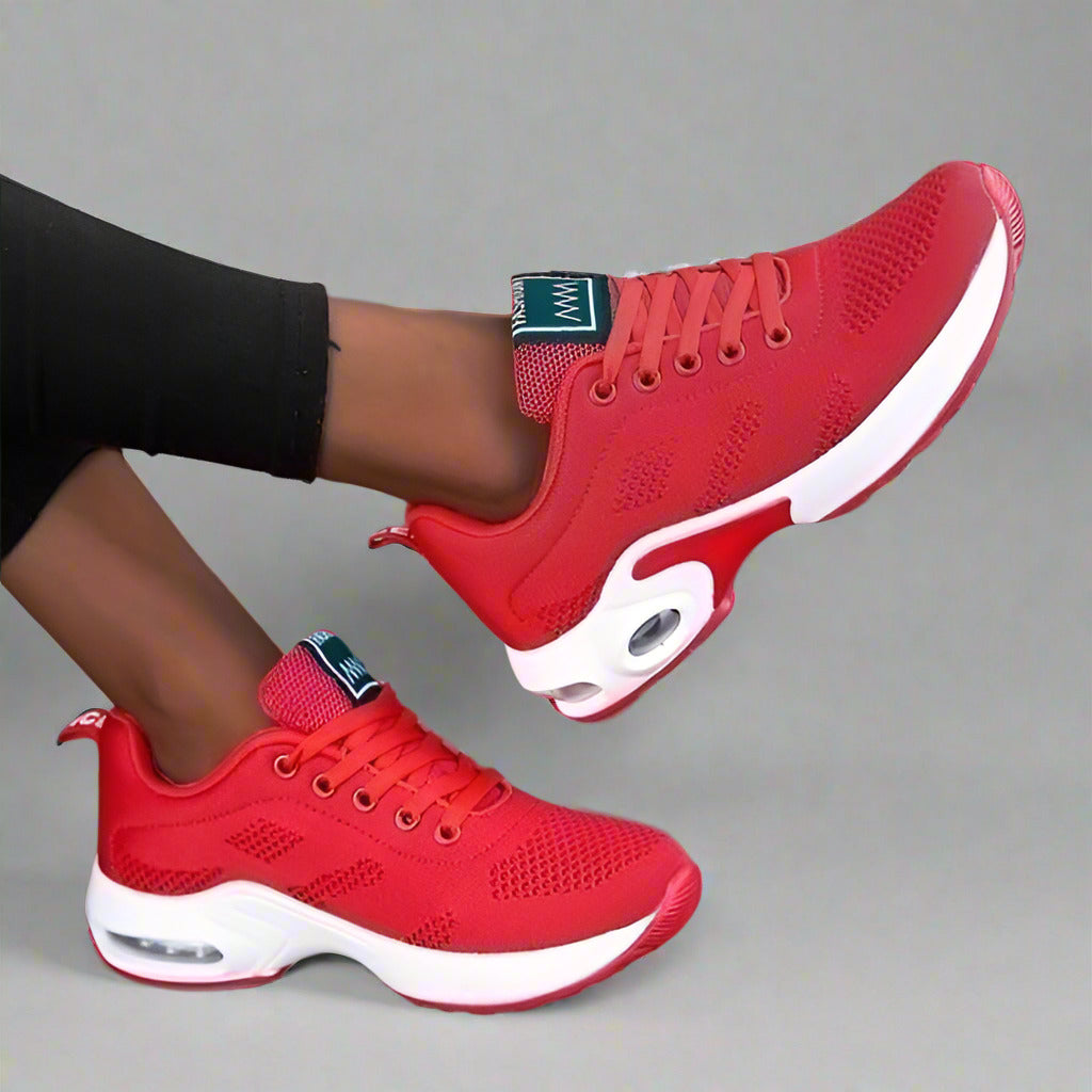 Women’s Lace-Up Summer Sneakers with Textured Upper