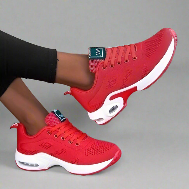 Women’s Lace-Up Summer Sneakers with Textured Upper