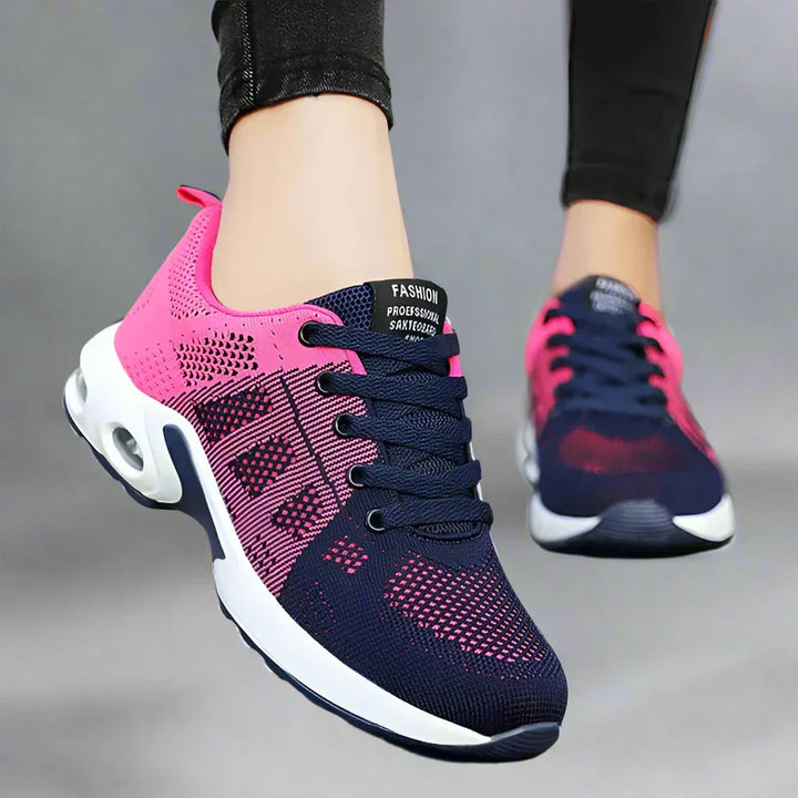 Women’s Lace-Up Summer Sneakers with Textured Upper