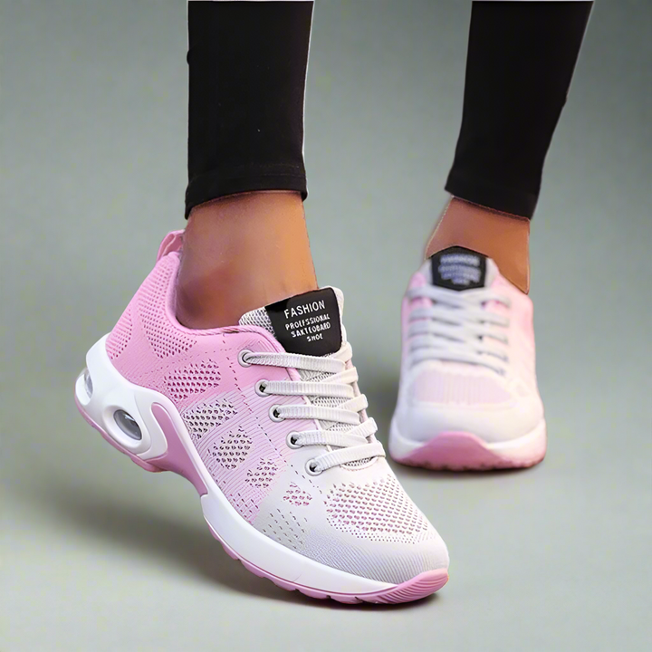 Women’s Lace-Up Summer Sneakers with Textured Upper