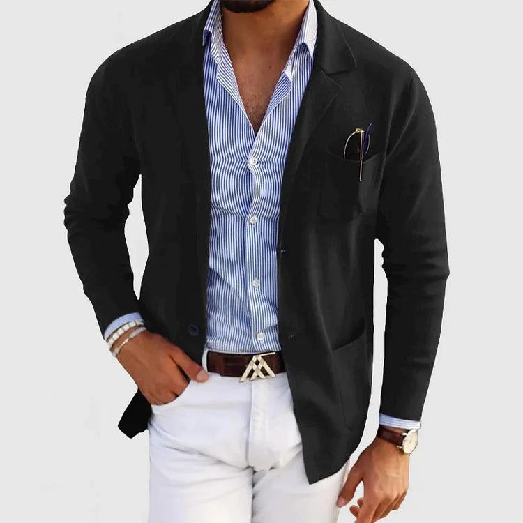 Dan Men’s Blazer – Modern Elegance with Casual Sophistication