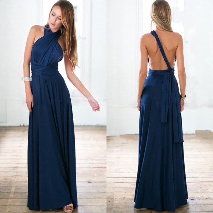 Women’s Maxi Dress with Convertible Straps