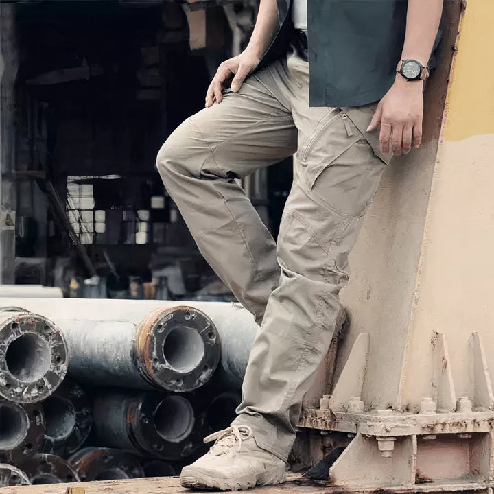 Men’s Summer Cargo Pants with Zippered Side Pockets