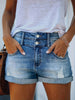 Ripped Denim Shorts for Women