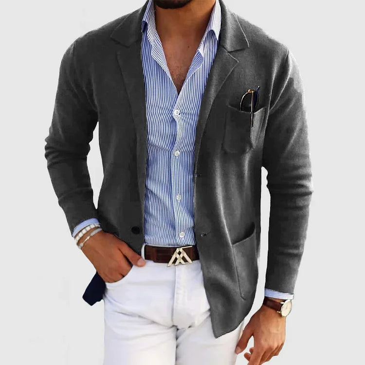 Dan Men’s Blazer – Modern Elegance with Casual Sophistication