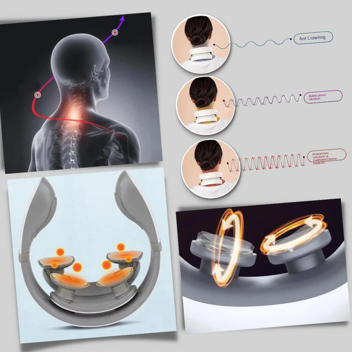 Four-Head Neck and Shoulder Massager