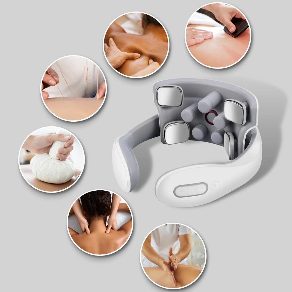 Four-Head Neck and Shoulder Massager