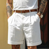Men’s Summer Shorts with Turn-Up Hem and Side Pockets