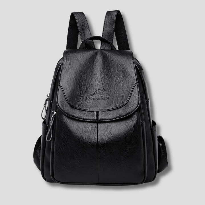 Anti-theft Leather Backpack for Stylish Women