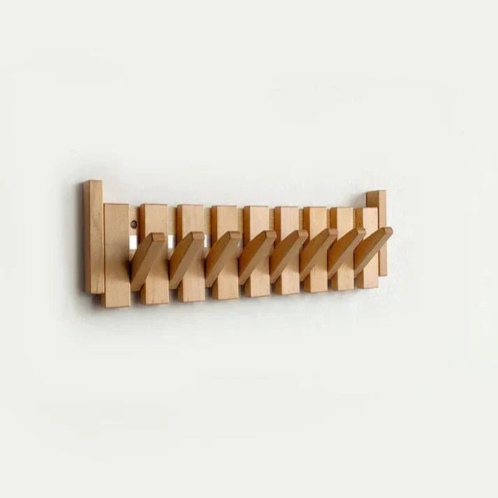Piano-Inspired Wooden Coat Rack – A Touch of Musical Charm for Your Home
