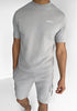 Men’s Athletic T-Shirt and Shorts Set with Cargo Pockets