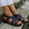 Women’s Wedge Sandals with Adjustable Strap