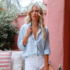 Women’s Casual Long-Sleeve Button-Down Shirt