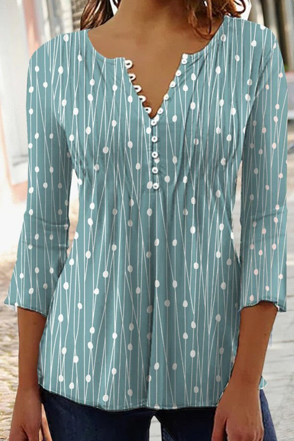 Women’s V-Neck Casual Shirt