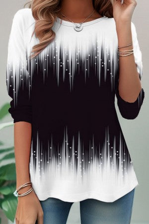 Women’s Printed Crew Neck Shirt