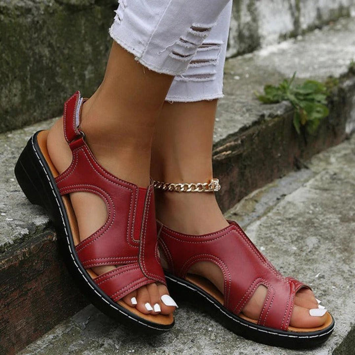 Women’s Wedge Sandals with Adjustable Strap