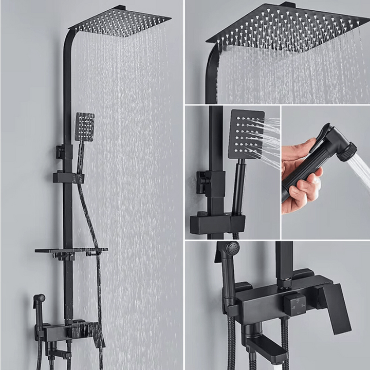 AquaFlow Rain Shower Set