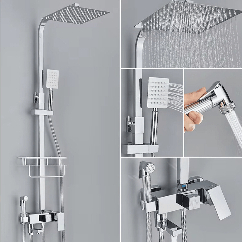 AquaFlow Rain Shower Set