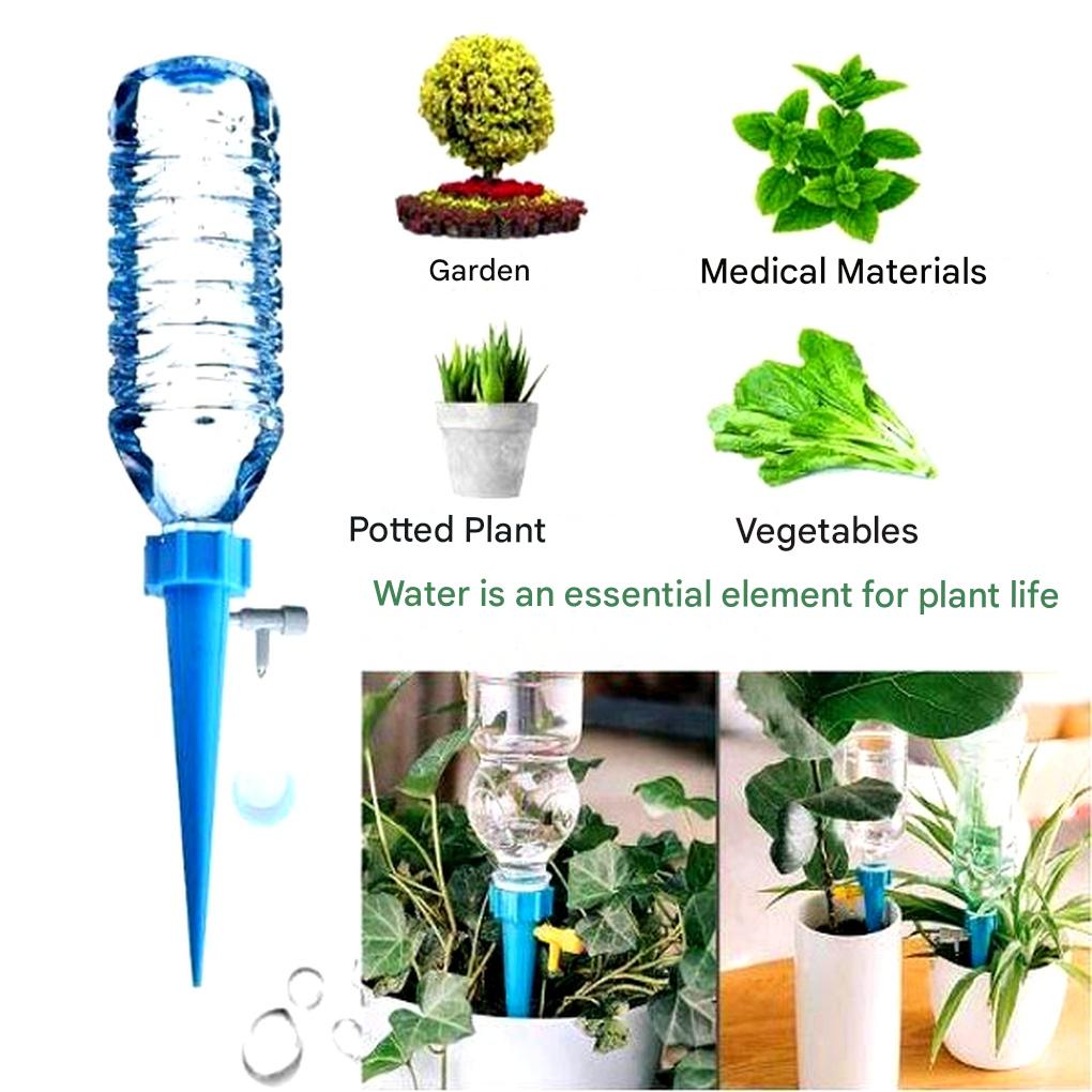 Automatic Plant Watering Spikes (Pack of 12) – Adjustable Flow Garden Aid