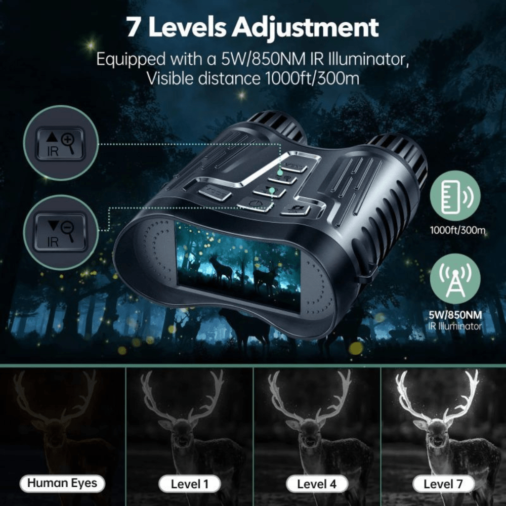 Ultra HD Night Vision IR Binoculars - Night Vision Binoculars - Wild Eye Vision