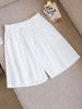 Women's Linen Shorts with Drawstring