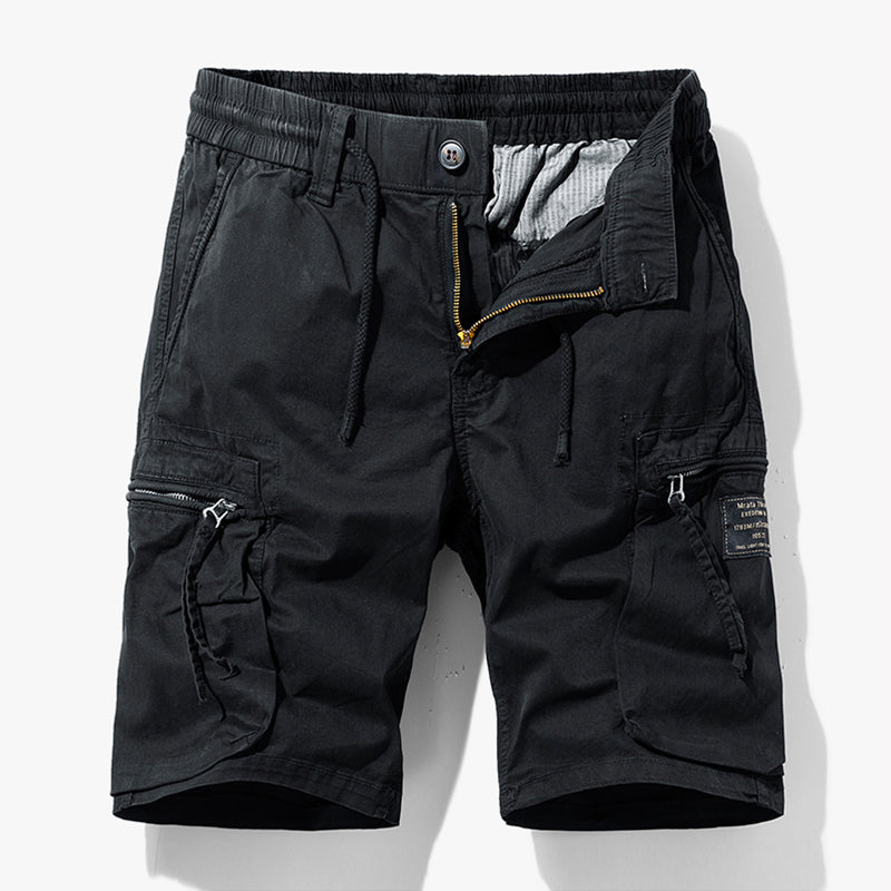 Men’s Summer Cargo Shorts with Drawstring Waist