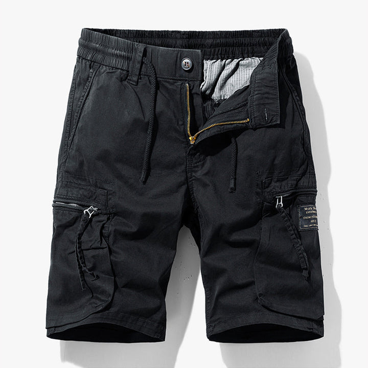Men’s Summer Cargo Shorts with Drawstring Waist