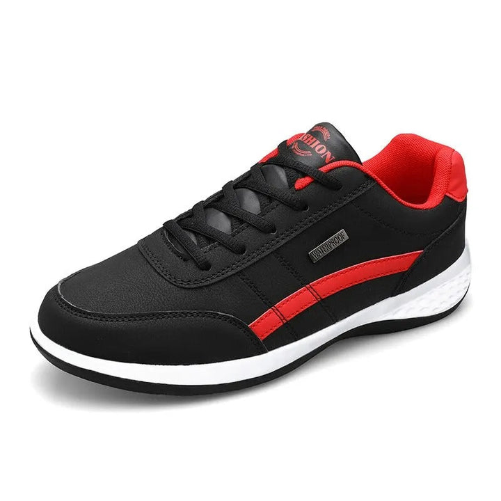 Men’s Lace-Up Low-Top Sneakers with Side Detailing