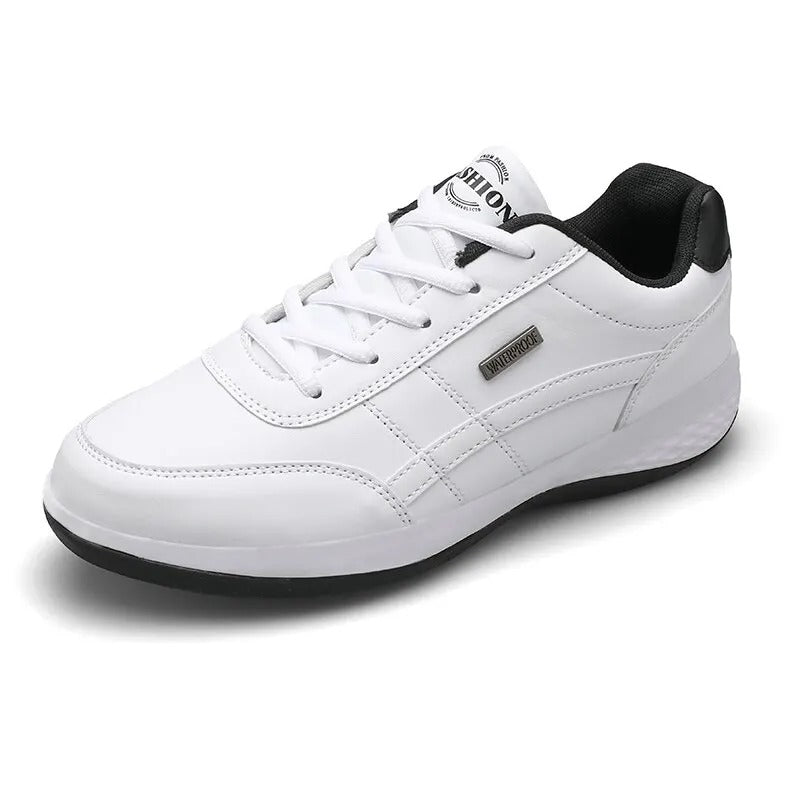 Men’s Lace-Up Low-Top Sneakers with Side Detailing