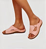 Women’s Open Toe Slip-On Sandals with Bow-Like Design