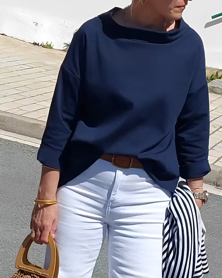 Women’s Long-Sleeve Turtleneck Top