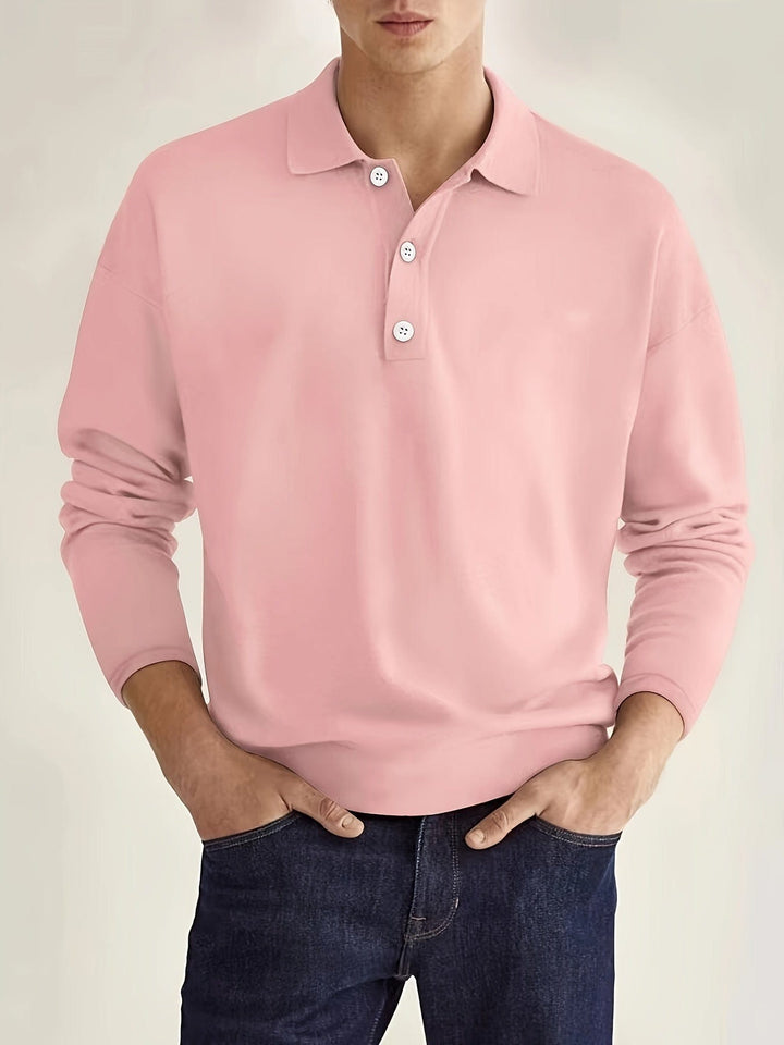 Men’s Long-Sleeve Polo Shirt
