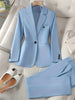 Women’s Notched Lapel Blazer Set – Versatile Style for Day & Night