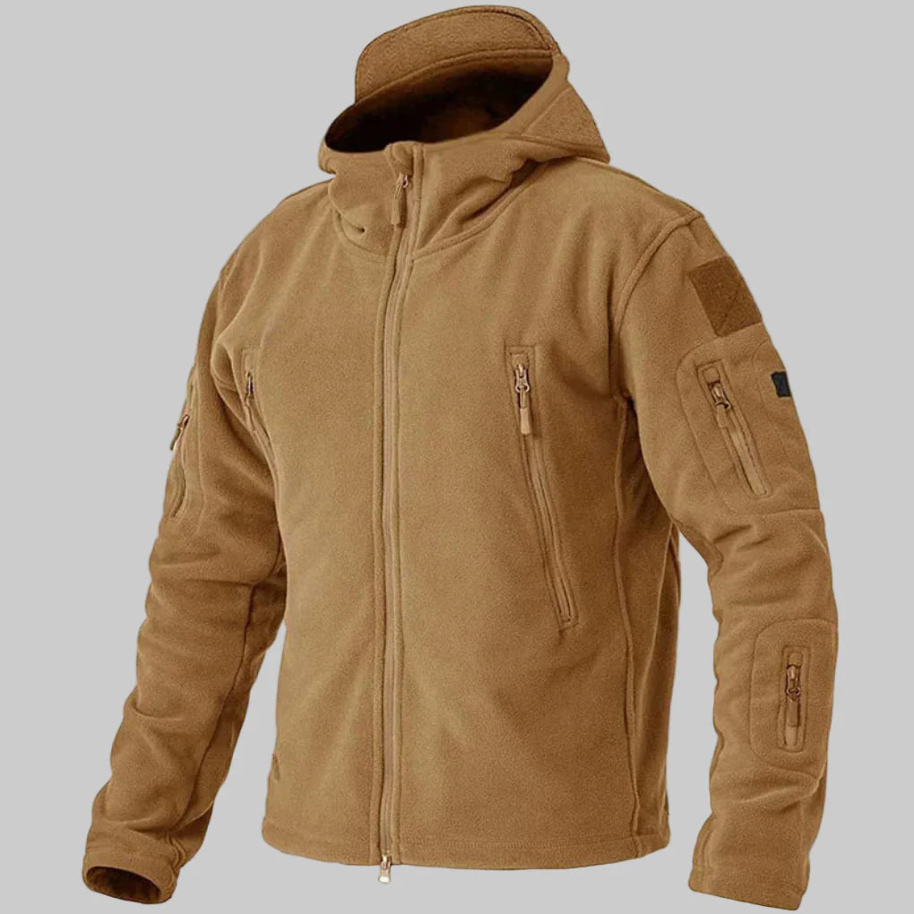 Men’s Wind-Resistant Outdoor Fleece Jacket – Rugged Everyday Layer