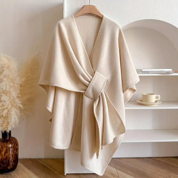 Women’s Windproof Shawl Coat – Cozy Elegance and Stylish Protection